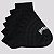 Meia Infantil Adidas Preta 6 Pares Cano Baixo Original - Imagem 1
