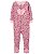 Macacão Carter’s Bebê Algodão Floral Rosa com Estampa de Coração - Imagem 1