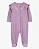 Macacão Infantil Carter’s Canelado com Botões Florais Lilás - Imagem 1