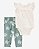 Conjunto 2 Peças Bebê Menina Carter’s Body Renda + Calça Floral - Imagem 1
