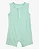 Romper Bebê Carter’s PurelySoft Canelado Verde - Imagem 1