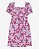 Vestido Infantil Menina Carter’s Floral Franzido Rosa - Imagem 1