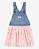Vestido Infantil Menina OshKosh Jeans Floral - Imagem 1