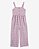 Macacão Infantil Menina OshKosh Lilás Conchas Algodão Wide Leg - Imagem 1