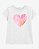 Camiseta Infantil Menina Carter’s Cinza Love Manga Curta - Imagem 1
