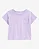 Camiseta Infantil Menina Carter’s Lilás com Bolso Manga Curta - Imagem 1