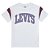 Camiseta Infantil Menino Levi’s Branca Manga Curta Estampa Azul - Imagem 1
