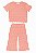 Conjunto Infantil Menina Jessica Simpson 2 Peças Tricot Salmão - Imagem 1