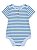 Body Infantil Menino Garanimals Azul Listrado Canelado Importado - Imagem 1