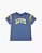 Camiseta Infantil Menino Levi’s Azul Manga Curta Estampa Amarela - Imagem 1