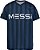 Camiseta Infantil Menino Messi Dry Fit Azul Marinho Importada - Imagem 1