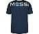 Camiseta Infantil Menino Messi Dry Fit Azul Marinho Importada - Imagem 2