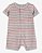 Romper Infantil Menino Carter’s Listrado Cinza Laranja Caranguejo - Imagem 1