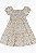 Vestido Infantil Menina Penelope Mack Drapeado Flores - Imagem 1