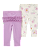 Kit com 2 Calças Menina Carters Lilás e Floral - Imagem 1