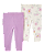 Kit com 2 Calças Menina Carters Lilás e Floral - Imagem 2