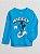 Camiseta Azul Manga Longa Praia - Gap Mickey - Menino - Imagem 1
