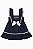 Vestido Bonnie Baby Azul Marinho Com Laço - Importado - Imagem 1