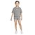 Conjunto Infantil Menina Air Jordan Cinza Com Shorts - Imagem 2
