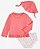 Conjunto Infantil Menina Praia First Impressions 3 Peças Camiseta Pink - Imagem 1