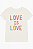 Camiseta Infantil Menina Oshkosh Manga Curta Branca Love is Love - Imagem 1