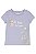 Camiseta Infantil Menina Oshkosh Manga Curta Lilás Be True Be You - Imagem 1