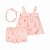 Conjunto Infantil Menina Baby B'gosh 3 Peças Bata e Laço Abacaxi - Imagem 1