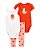 Conjunto Infantil Menina Carters 3 Peças Body Ratinha Melancia - Imagem 1