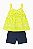 Conjunto Infantil Menina Carters 2 Peças Bata Alça Neon - Imagem 1