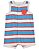 Romper Infantil Menino Carters Regata Cinza Listras - Imagem 1