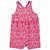 Romper Infantil Menina Carters Branco com Flores Pink - Imagem 1
