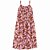 Vestido Infantil Menina Carters Marrom Com Flores Rosa - Imagem 1