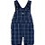 Jardineira Infantil Menino Oshkosh Azul Xadrez - Imagem 1