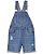 Jardineira Infantil Menina Oshkosh Jeans Com Barra Dobrada - Imagem 1
