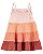 Vestido Infantil Menina Baby B'gosh Laranja com Marrom - Imagem 1