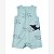 Romper Infantil Menino Carters Regata Verde Tubarão - Imagem 1