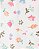 Romper Infantil Menina Carters Branco Flores - Imagem 2