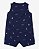 Romper Infantil Menino Carters Regata Azul Marinho Botões - Imagem 2