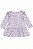 Vestido Infantil Okie Dokie Lilás Flores - Imagem 1