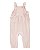 Macacão Infantil Menina Carters Rosa Canelado Alça - Imagem 1