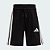 Conj Infantil Menino Adidas 2 Peças Camiseta Branca Bermuda Preta - Imagem 2
