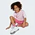 Conj Infantil Menina Adidas 2 Peças Camiseta Rosa Shorts Pink - Imagem 3