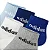 Meia Infantil Menino Adidas 5 Pares Azul Cinza - Imagem 3