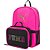 Mochila com Lancheira Rosa e Preto Puma - Imagem 1
