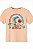 Camiseta Infantil Menina Volcom Manga Curta Laranja Floral - Imagem 1