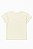 Camiseta Básica Infantil Menina Carters Off White com Bolso - Imagem 1