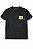 Camiseta Infantil Menino Calvin Klein Manga Curta Preta Logo Neon - Imagem 1