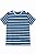 Camiseta Infantil Menino Calvin Klein Azul Listras Manga Curta - Imagem 1
