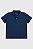 Camiseta Infantil Menino Reserva Gola Polo Azul Marinho Bordado Vermelho - Imagem 1