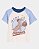 Camiseta Infantil Menino Carters Bege com Azul Dino - Imagem 1